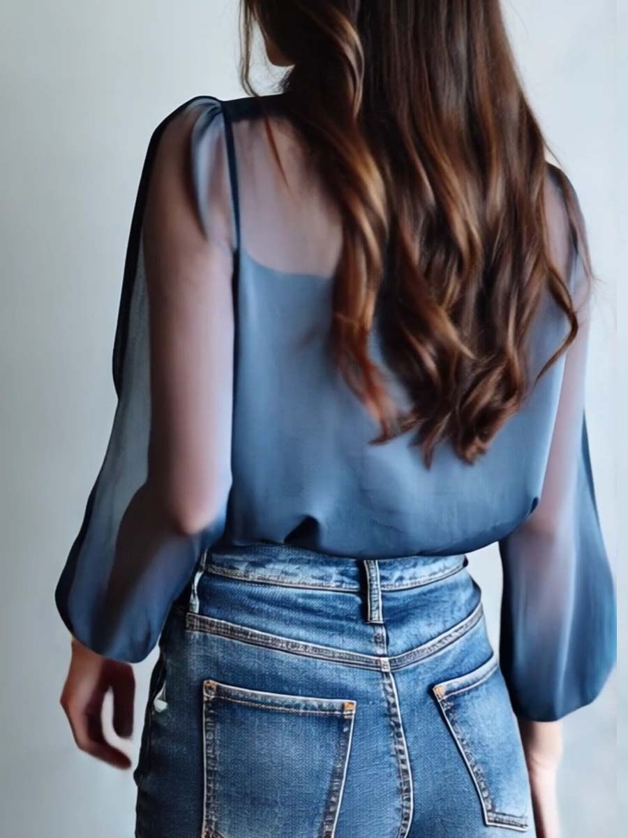 Eleanor - Dámská květinová halenka