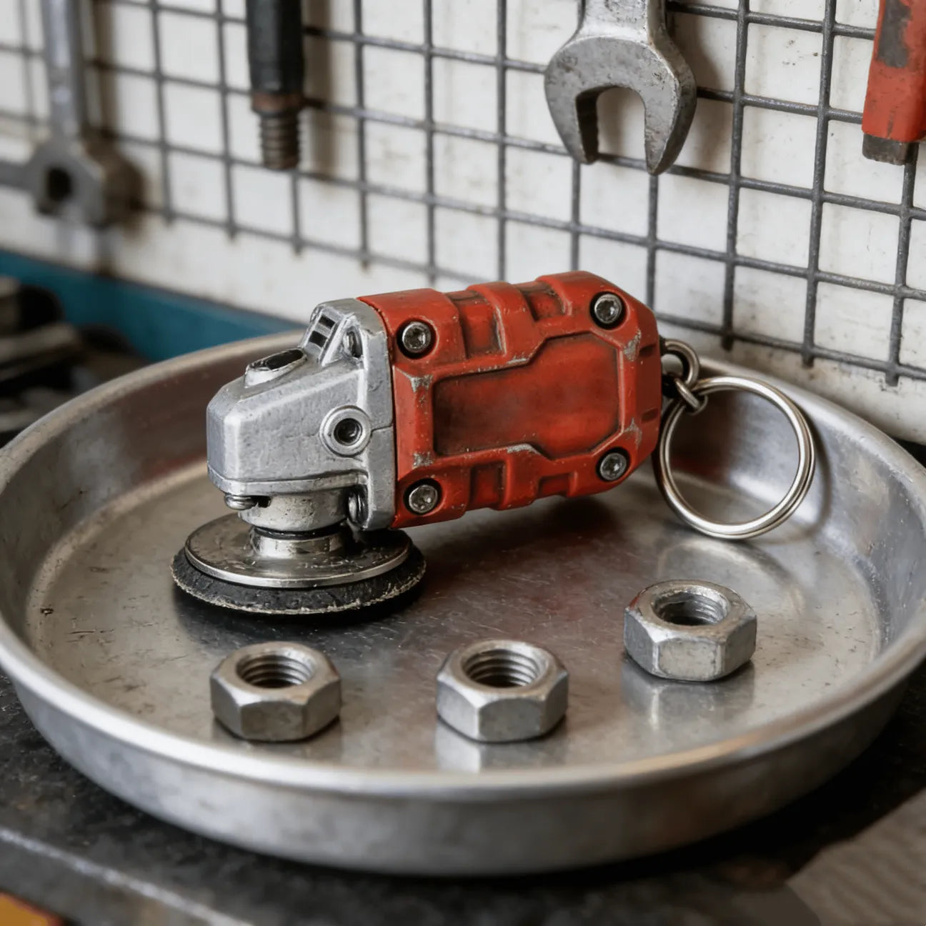 TitanGrind - Mini Rotary Grinder Keychain Tool for DIY