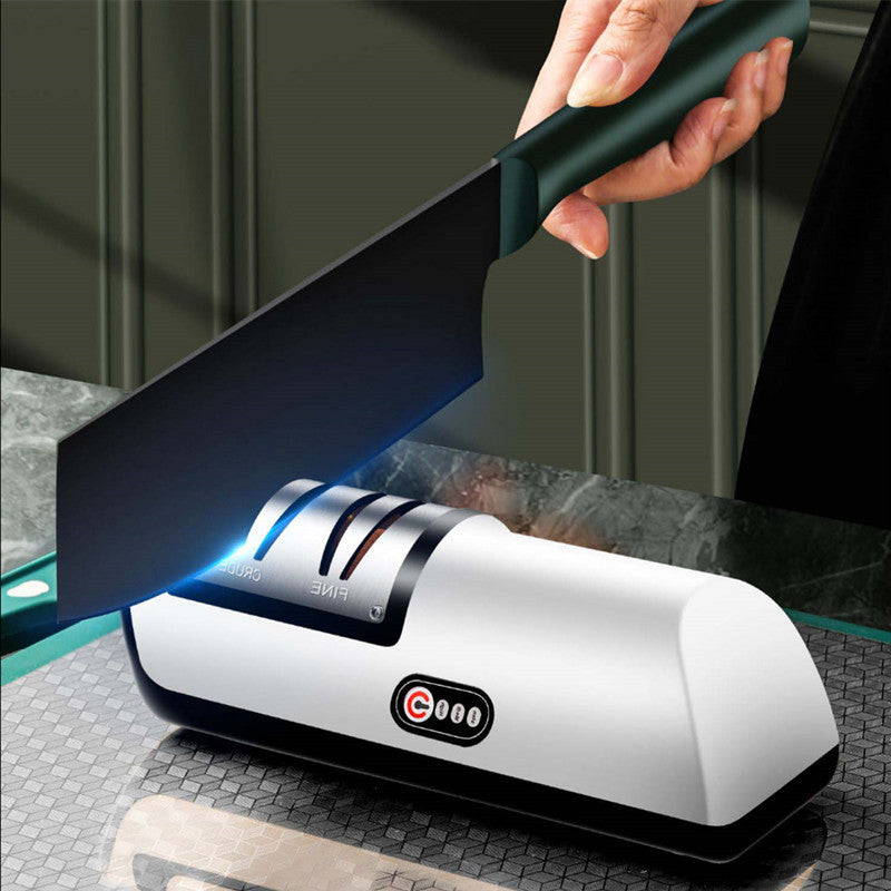 USB Rechargeable Electric Knife Sharpener for Kitchen Knives