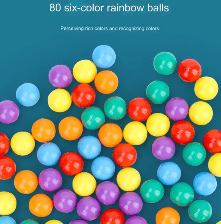 Rainbow Ball Logic Puzzle Board Game for Kids & Adults