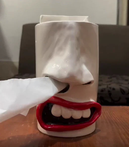 HappyFace - Funny Tissue Box Cover