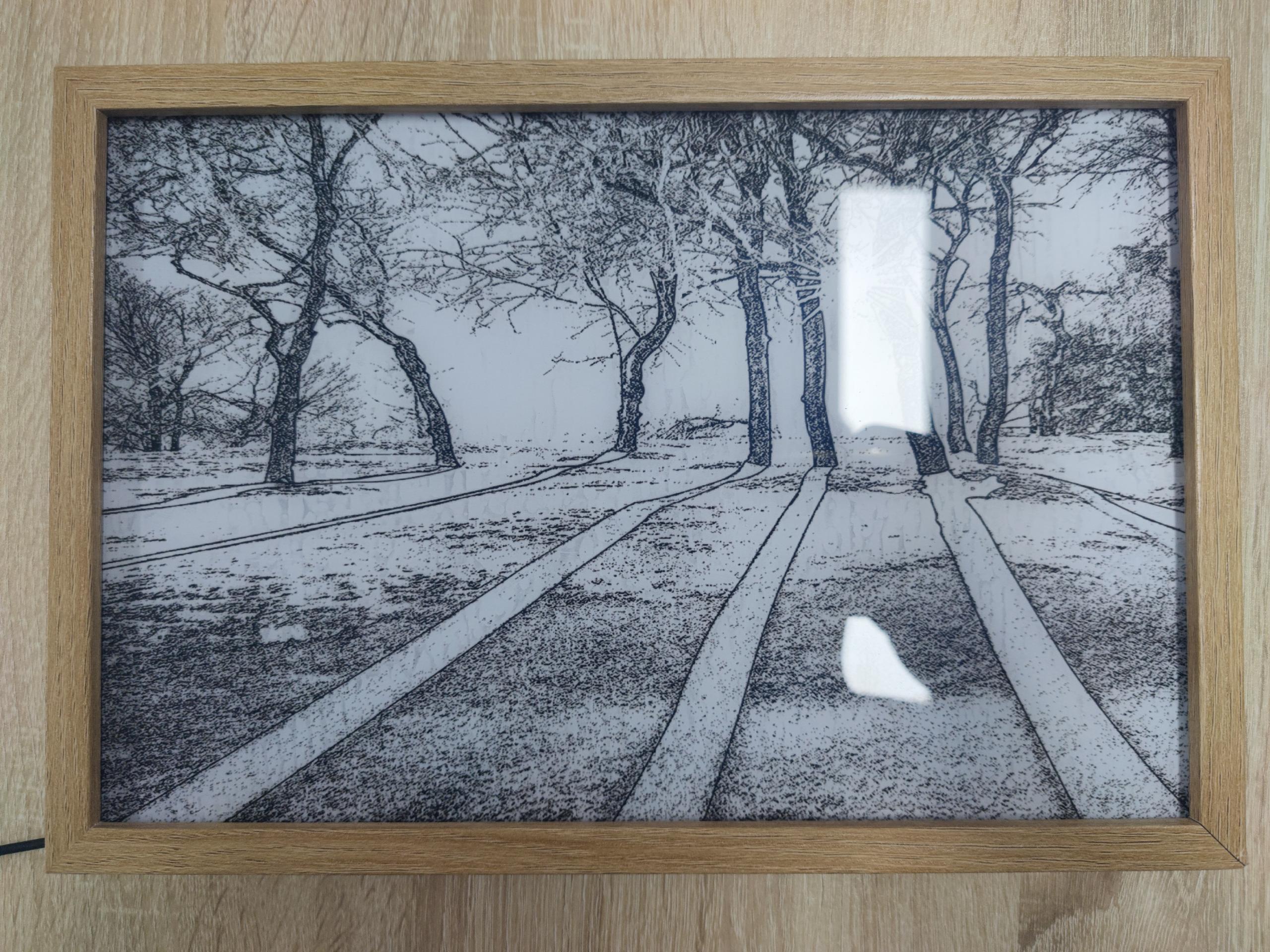 LED Picture Frame Lamp for Modern Home and Bedroom Decor
