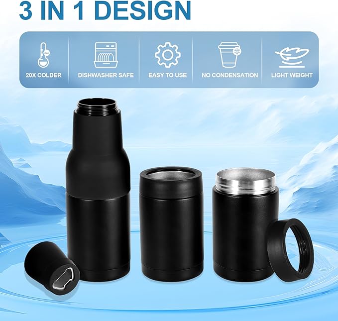 FrostyPop - Insulated Beer & Beverage Holder with Bottle Opener