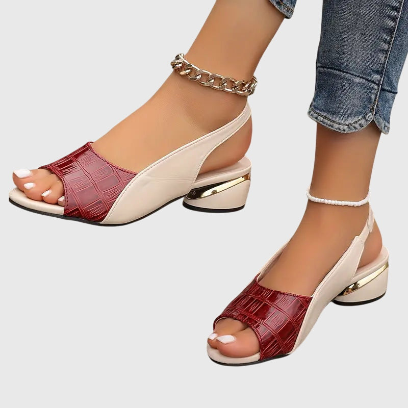 Whitney - Elegantní kožené sandály
