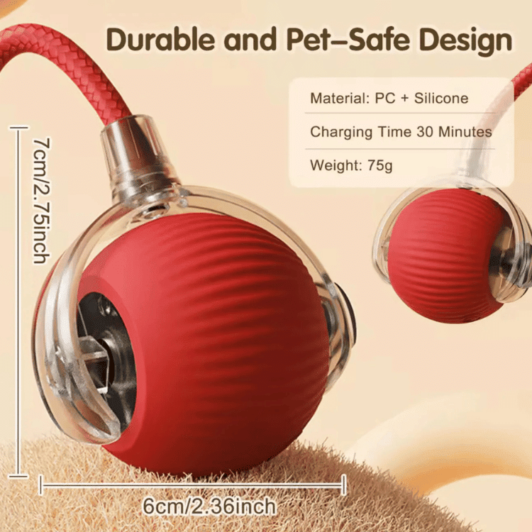 HunterOrb — Interactive Rolling Pet Toy Ball
