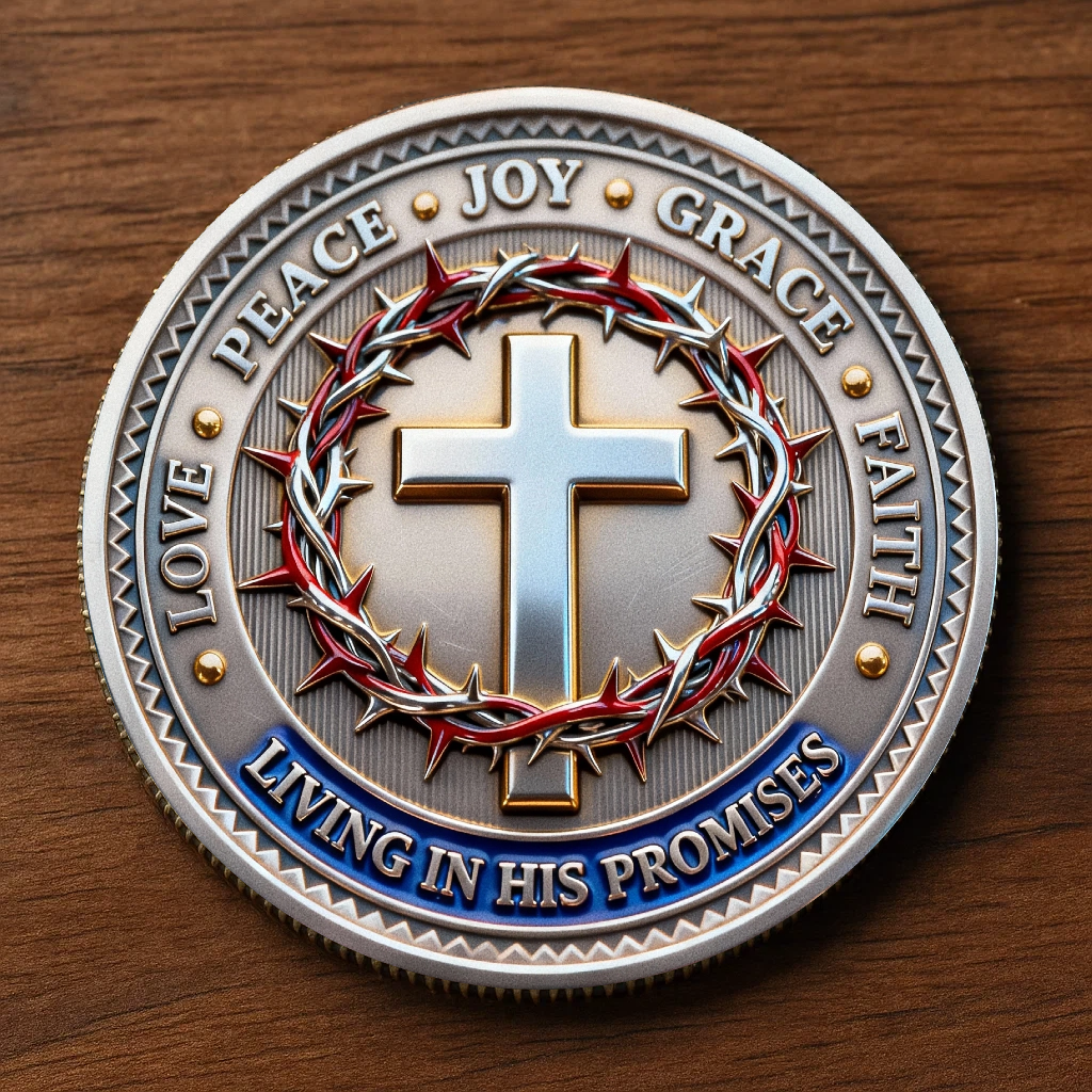 Faith-Inspired Christian Commemorative Coin Keepsake