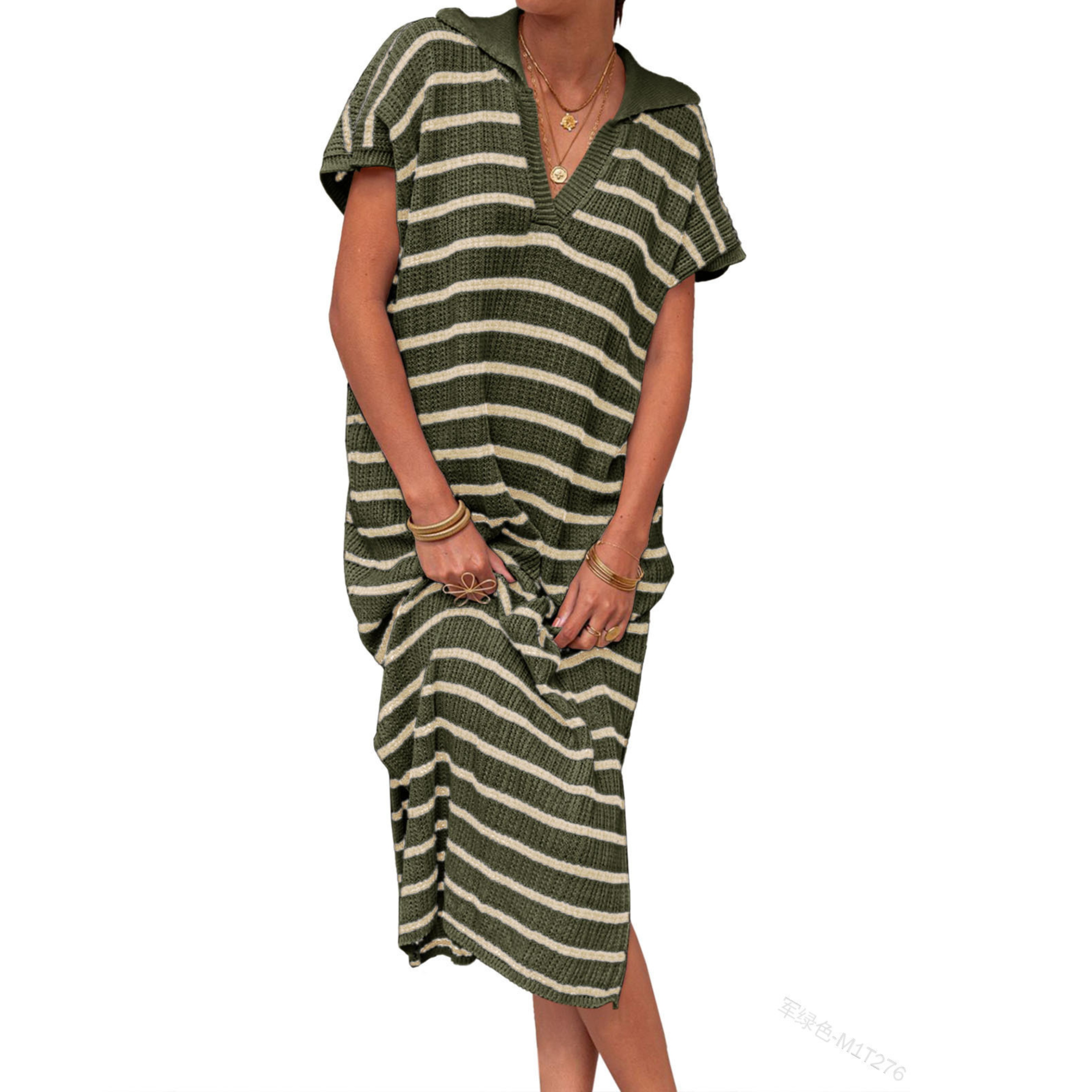 Odessa - Summer Graceful Slit Loose Women Maxi Dress