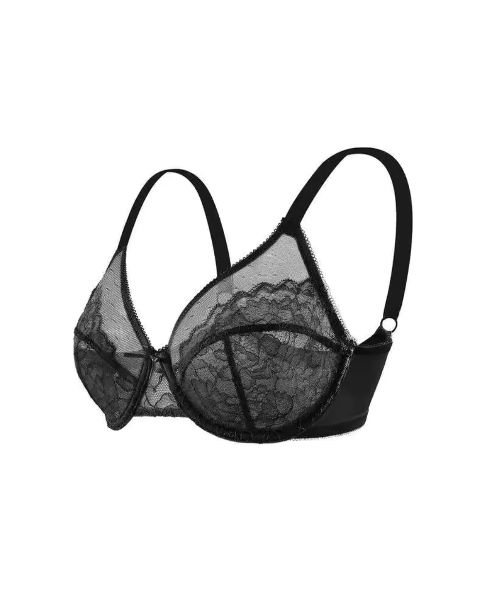 CurveLuxe - Lace Support Bra