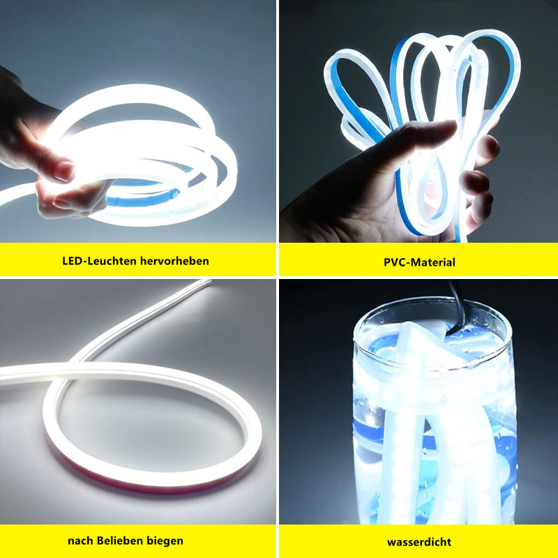 VeloLux – Flexible LED-Lichtleiste fürs Auto für stilvolle Akzentbeleuchtung außen am Fahrzeug