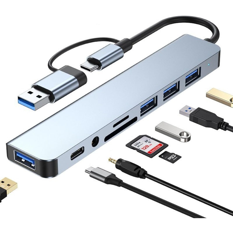 DockPro - 8-in-1 USB-C Laptop Docking Station Hub