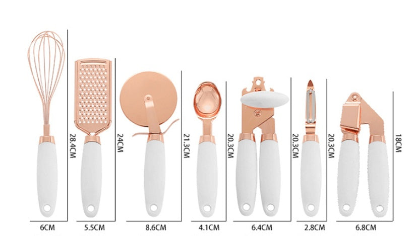 Kitchen Utensil Set with Essential Cooking and Food Prep Tools