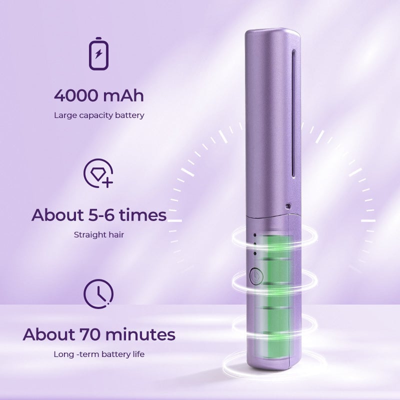 FlameBrush - Portable Cordless Hair Brush