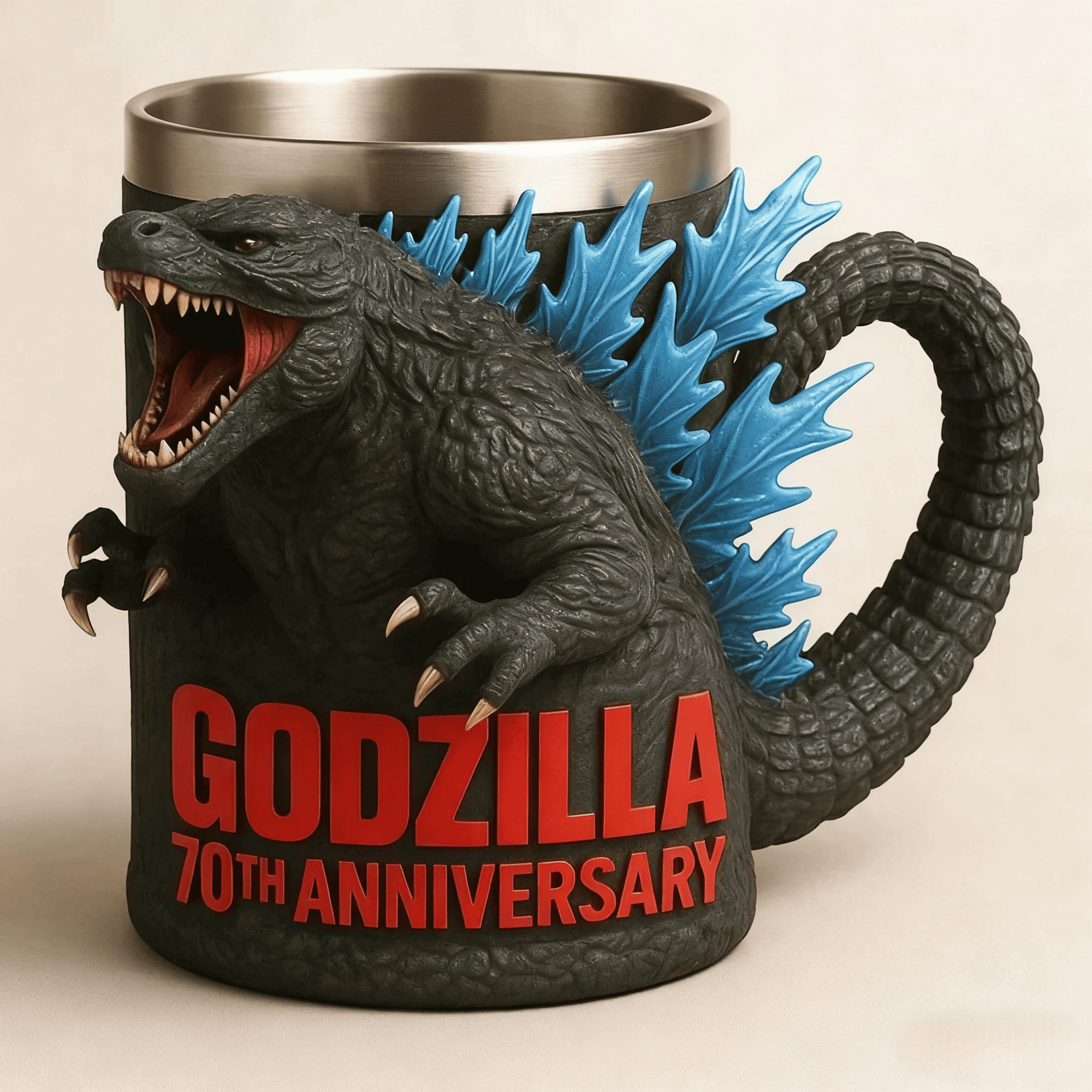MonsterRoar – 3D sběratelský hrnek Godzilla s nerezovou vnitřní vložkou