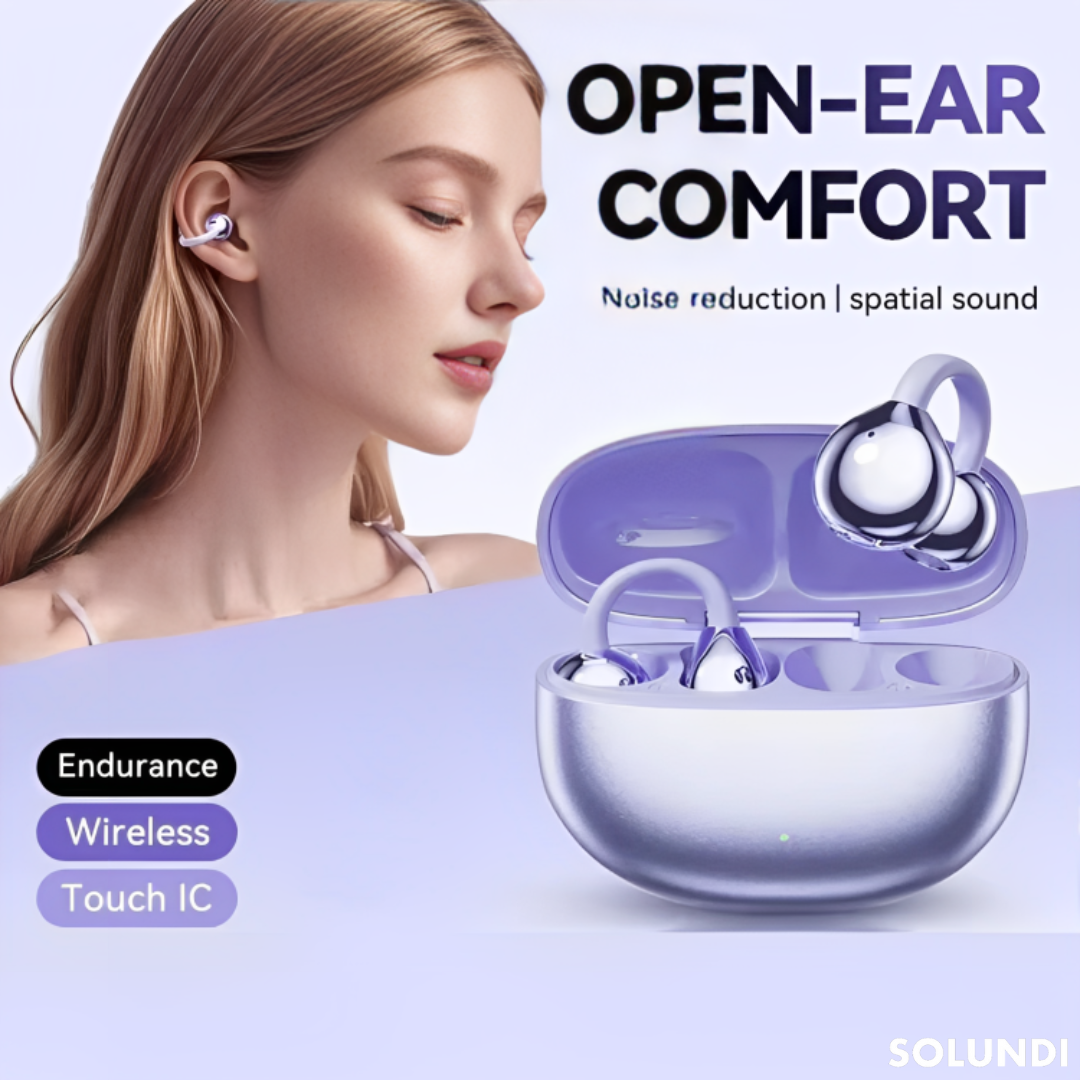 OpenBeats - Open-Ear Wireless Clip Earbuds