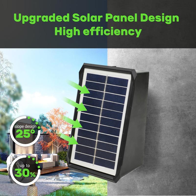 Solar Up & Down Outdoor Wall Lights