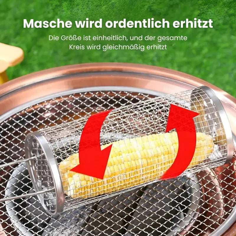 RollGrill – přenosný grilovací koš