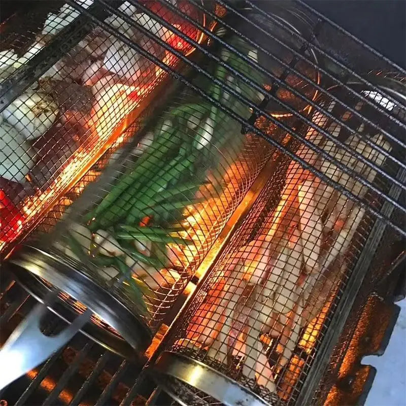 RollGrill – přenosný grilovací koš