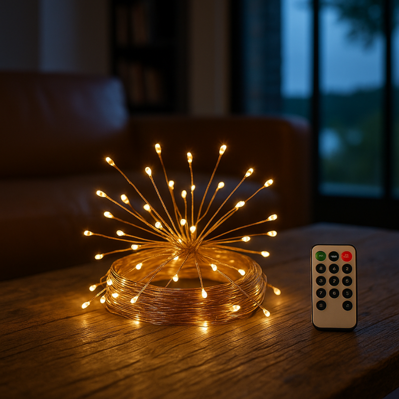 FlexiGlow- LED Firecracker String Lights