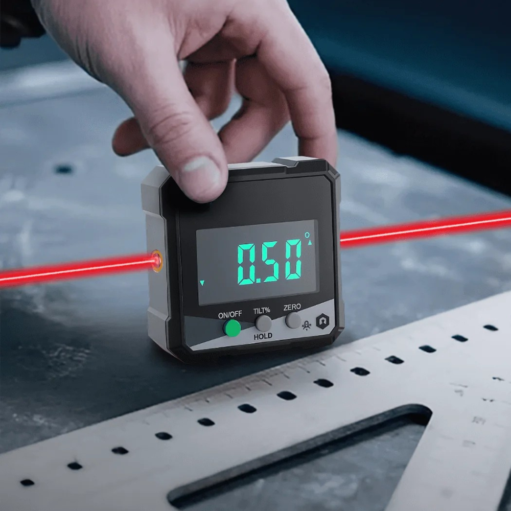 Digital Laser Angle Level with Magnetic Base