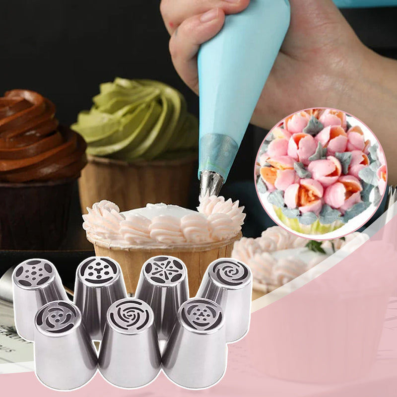 Floral Icing Piping Tip Set for Cake Decorating