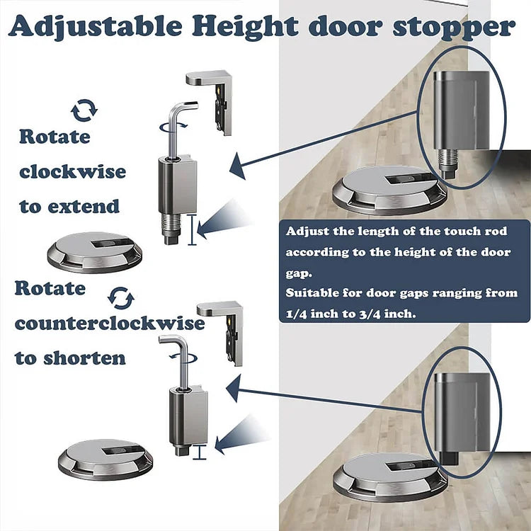 SecureGrip — Magnetic Door Stopper for Secure Door Holding and Positioning