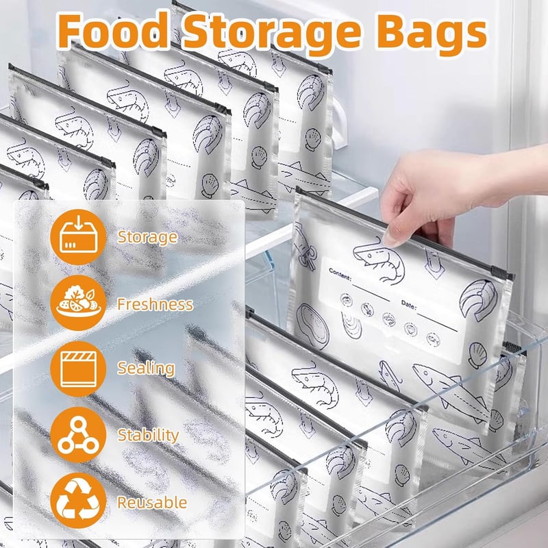 FreshKeep - Reusable Food Storage Bags