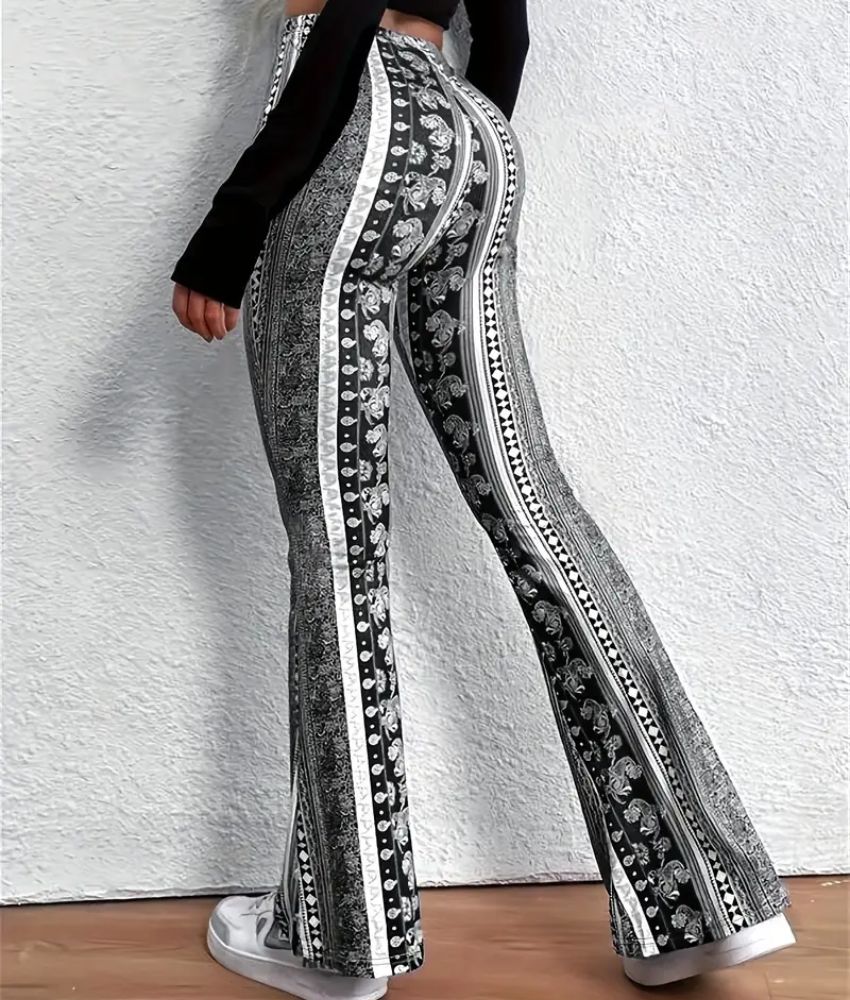 CurveCraze — High Waist Flare Leg Pants