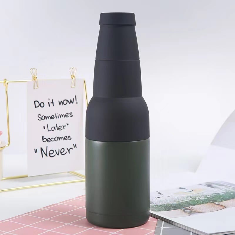 FrostyPop - Insulated Beer & Beverage Holder with Bottle Opener