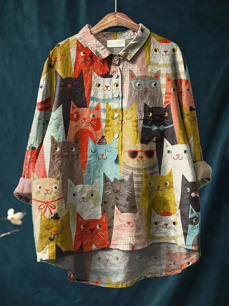 Brooklyn - Bluse med legende print