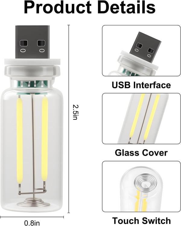MoodBeam – dotykem aktivované USB náladové světlo