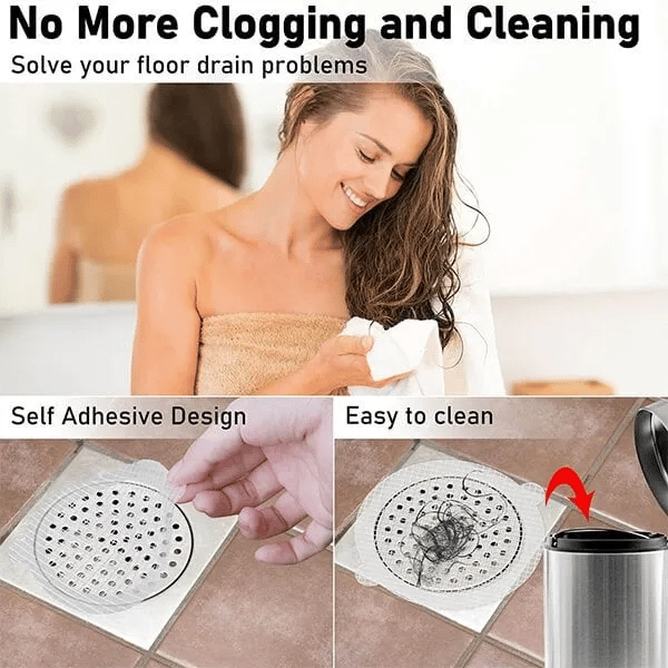 CleanFlow - Disposable Floor Drain Stickers
