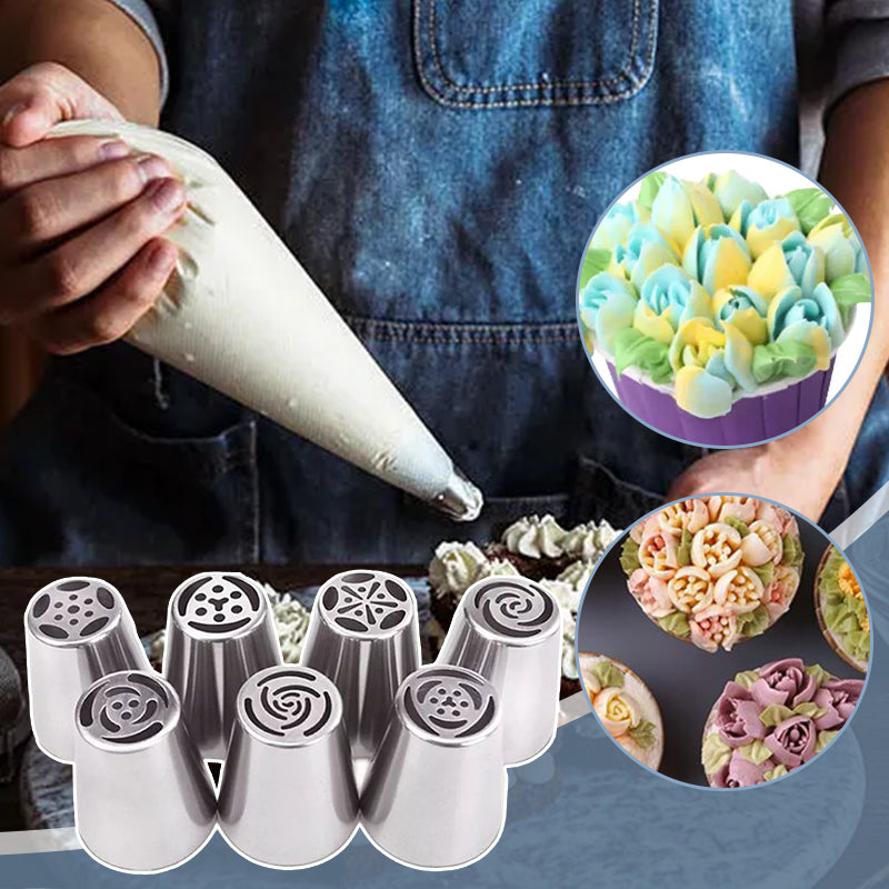 Floral Icing Piping Tip Set for Cake Decorating
