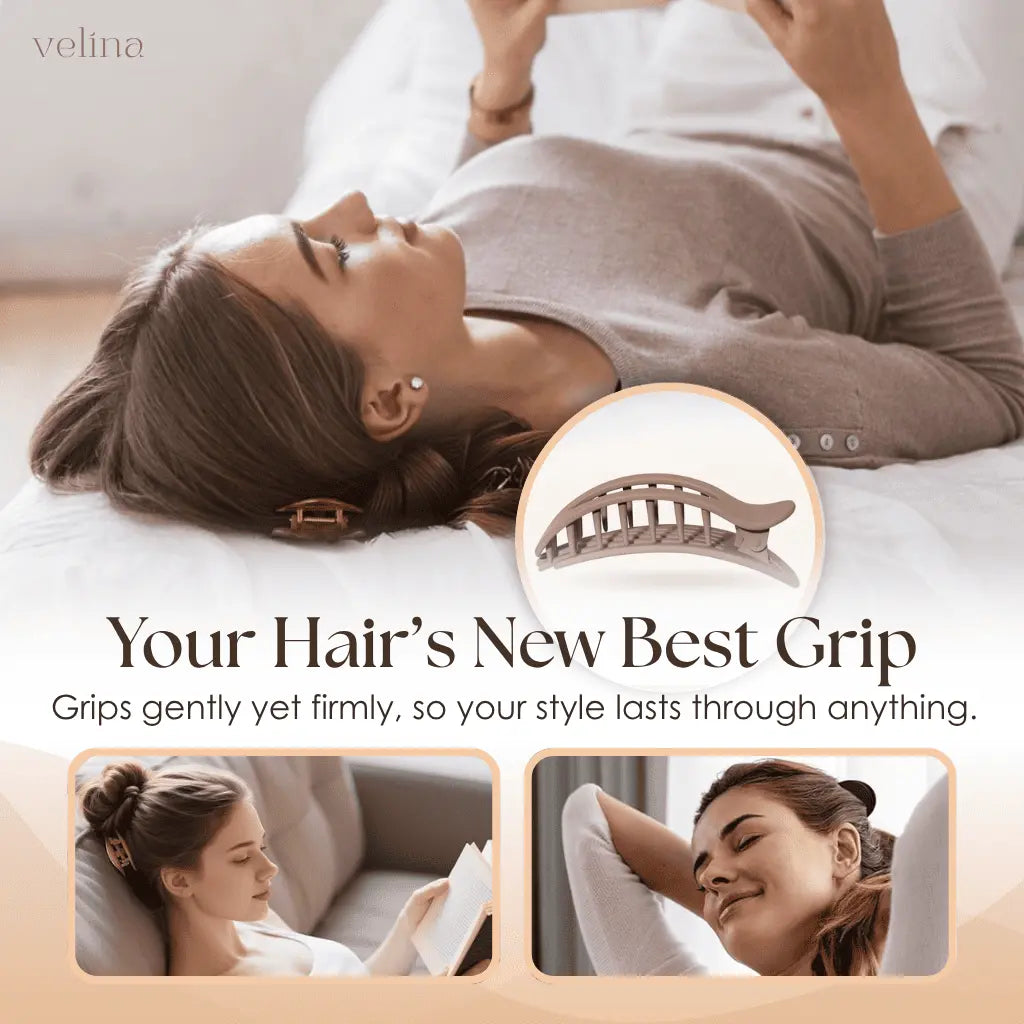 Velina - Flat Comfort Hair Clips