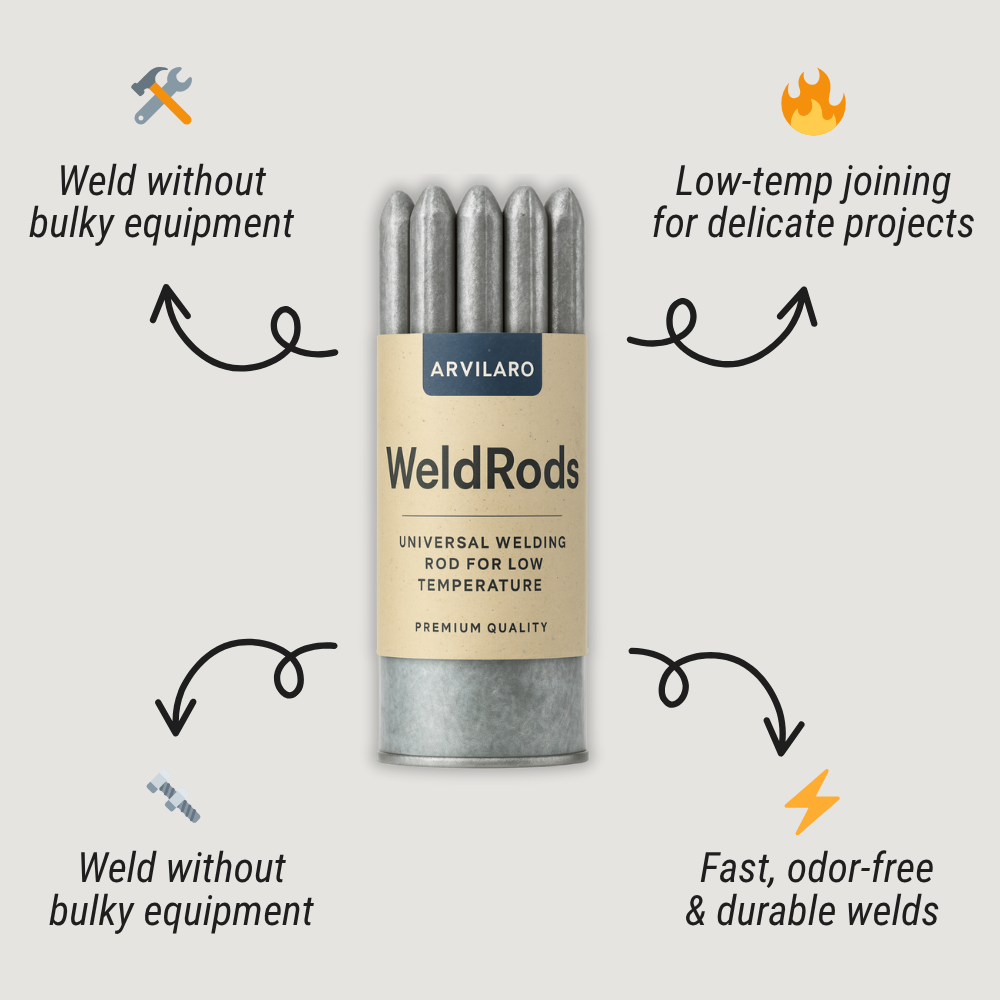 WeldRods - Low-Temperature Metal Repair Welding Rods