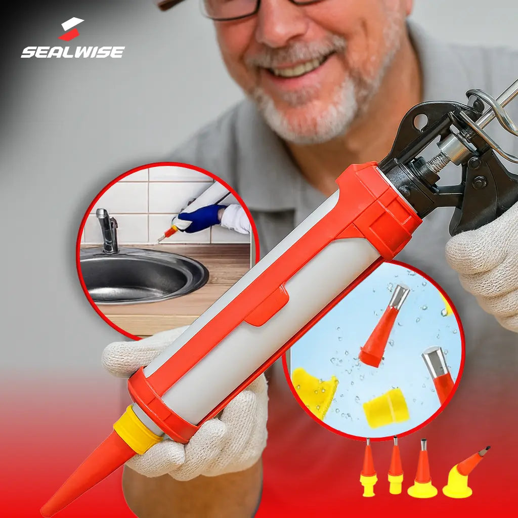 Multi-Tip Caulking Applicator Kit for Sealant Finishing