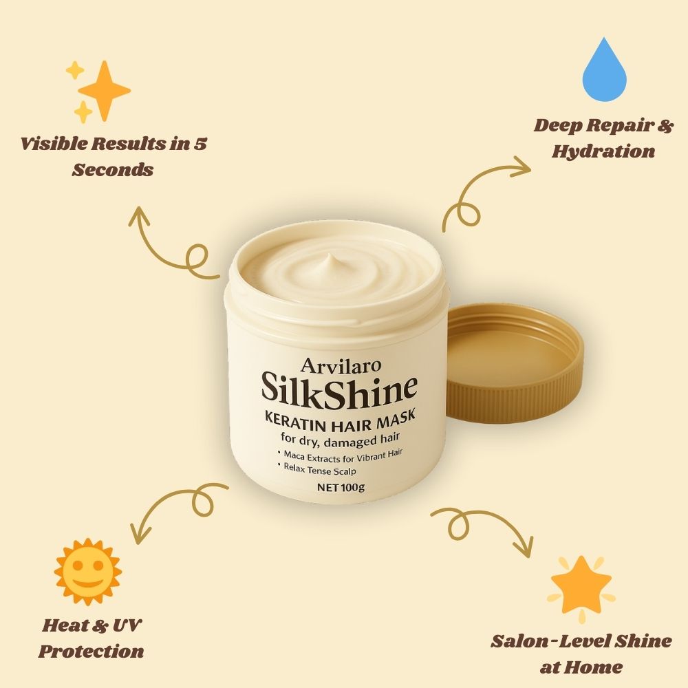 SilkShine – keratinová maska na vlasy s regenerační kúrou