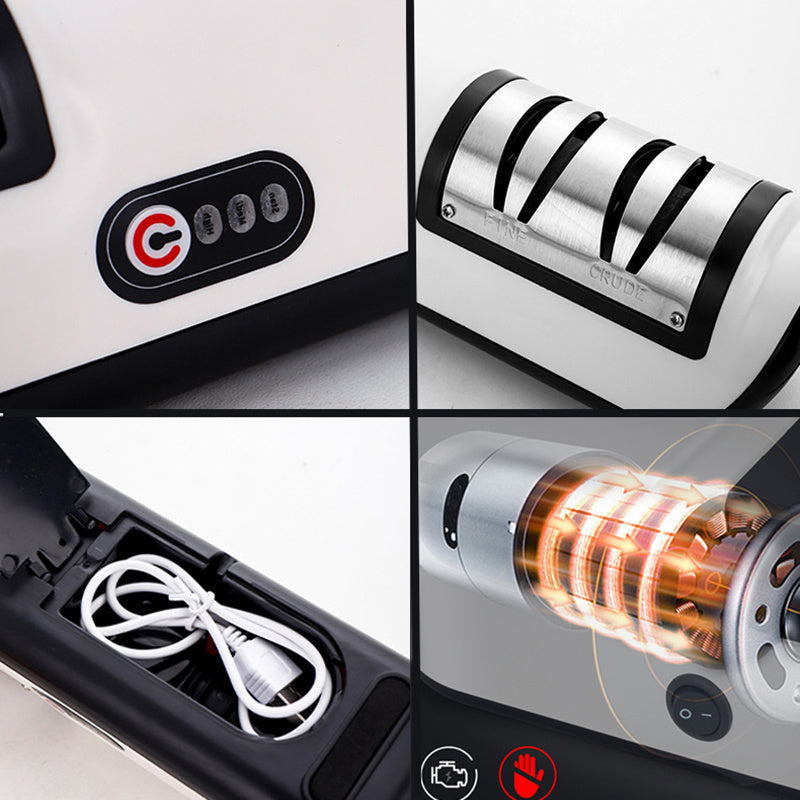 USB Rechargeable Electric Knife Sharpener for Kitchen Knives