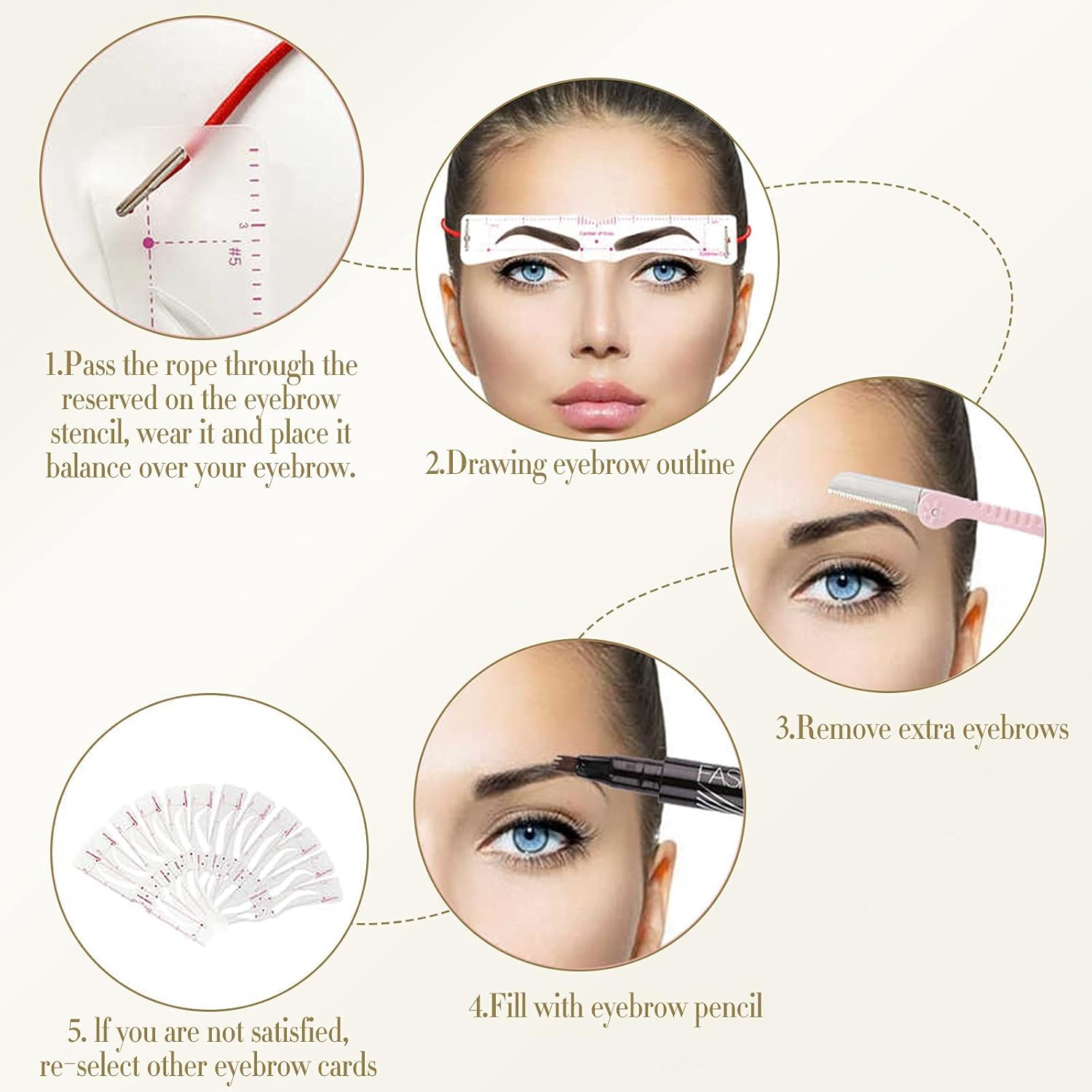 ShapeN’Slay - Eyebrow Shaping Guide Set