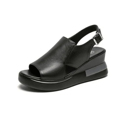 Women's Platform Comfort Sandals with Adjustable Straps