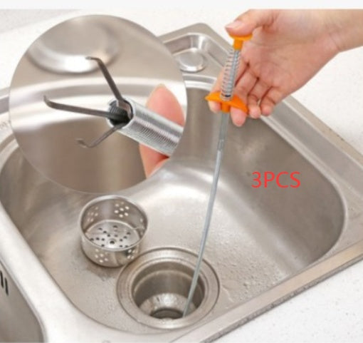 Flexible Drain Hair Clog Remover Tool for Sink and Shower
