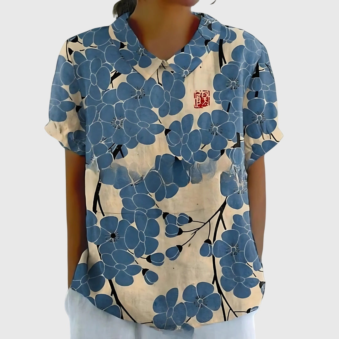 Hollis - Blomstret bluse