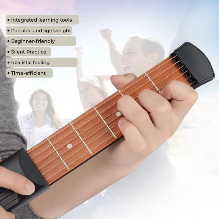 StrumEdge Mini Trainer — Portable Guitar Practice Trainer for Chord Training