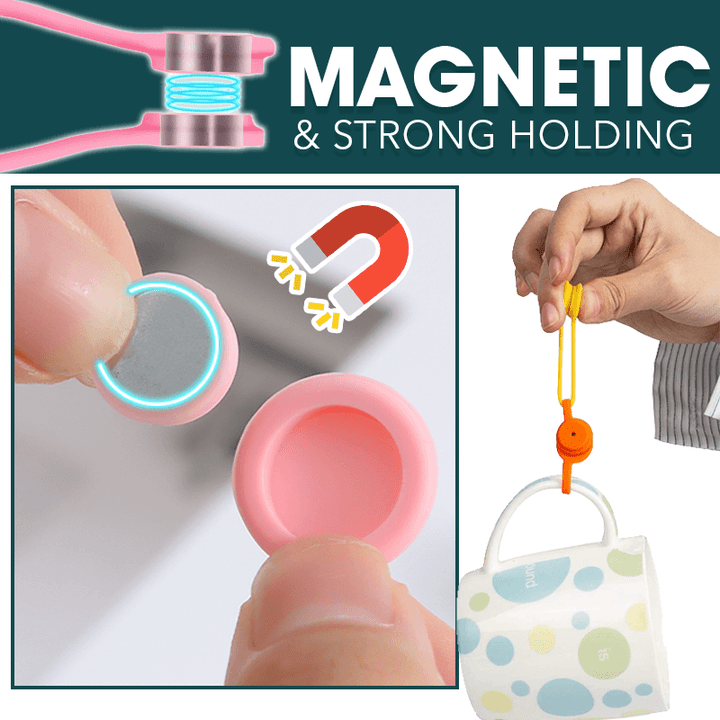 MagnaWrap Chytré magnetické stahovací pásky na kabely – opakovaně použitelný pořadač kabelů