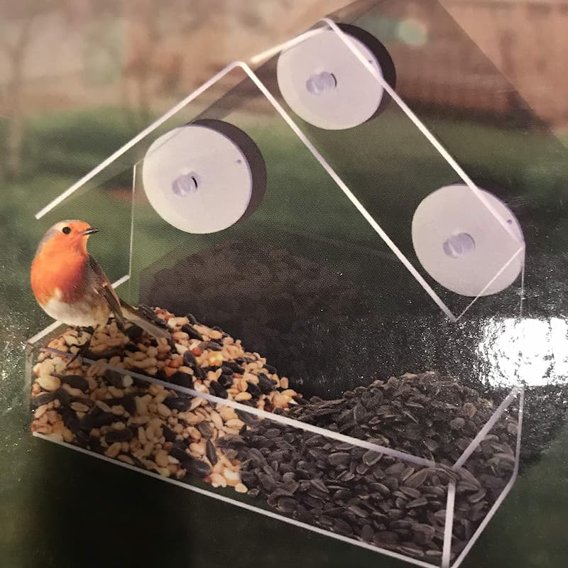 BirdView - Clear Window Bird Feeder