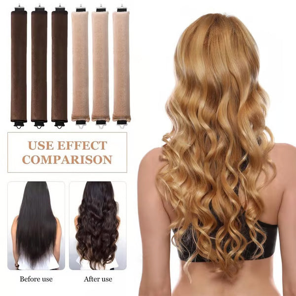 Satin Smooth Curlers – Heat-Free Curling Set