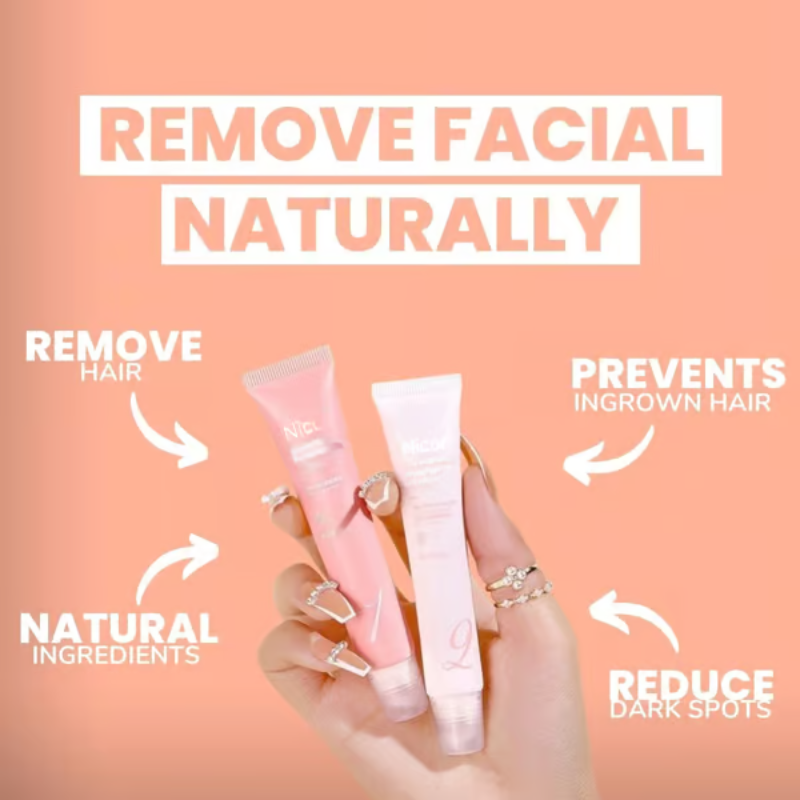 SmoothEase Facial Hair Remover – Krém pro snadné odstranění chloupků na obličeji doma