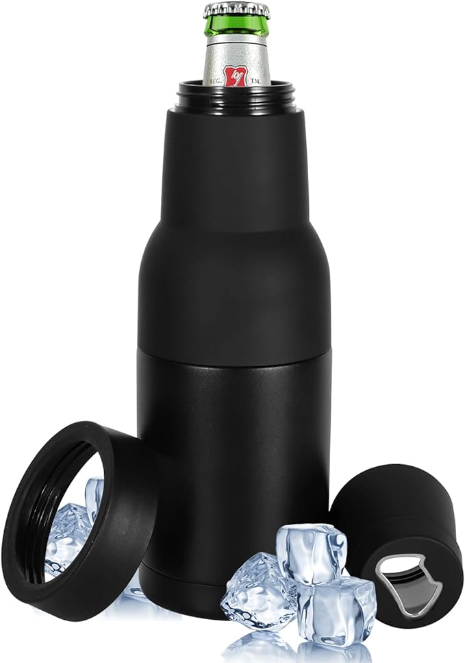 FrostyPop - Insulated Beer & Beverage Holder with Bottle Opener