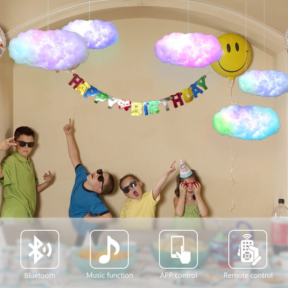 RGB Cloud LED Light with App Control and Music Sync
