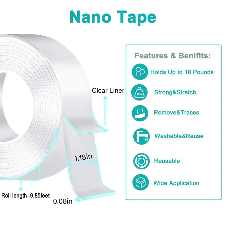 Heavy Duty Double-Sided Mounting Tape for Home & Office