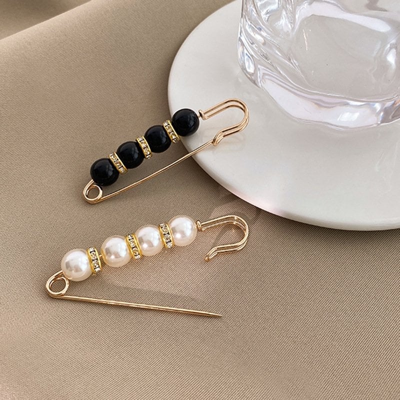 Pearl Accent - Sweater Clip & Brooch